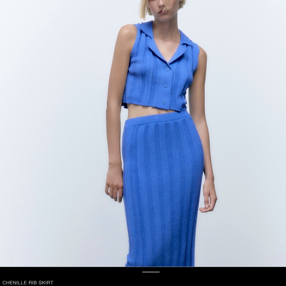 Zara ribbed knit skirt - Picture 9 of 9
